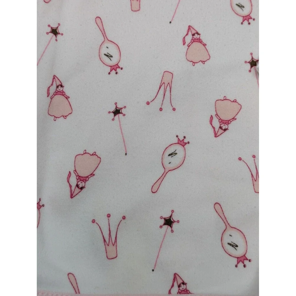 Gymboree PINK PRINCESS Summer 2005 Receiving Baby Blanket Cotton Crown Vintage